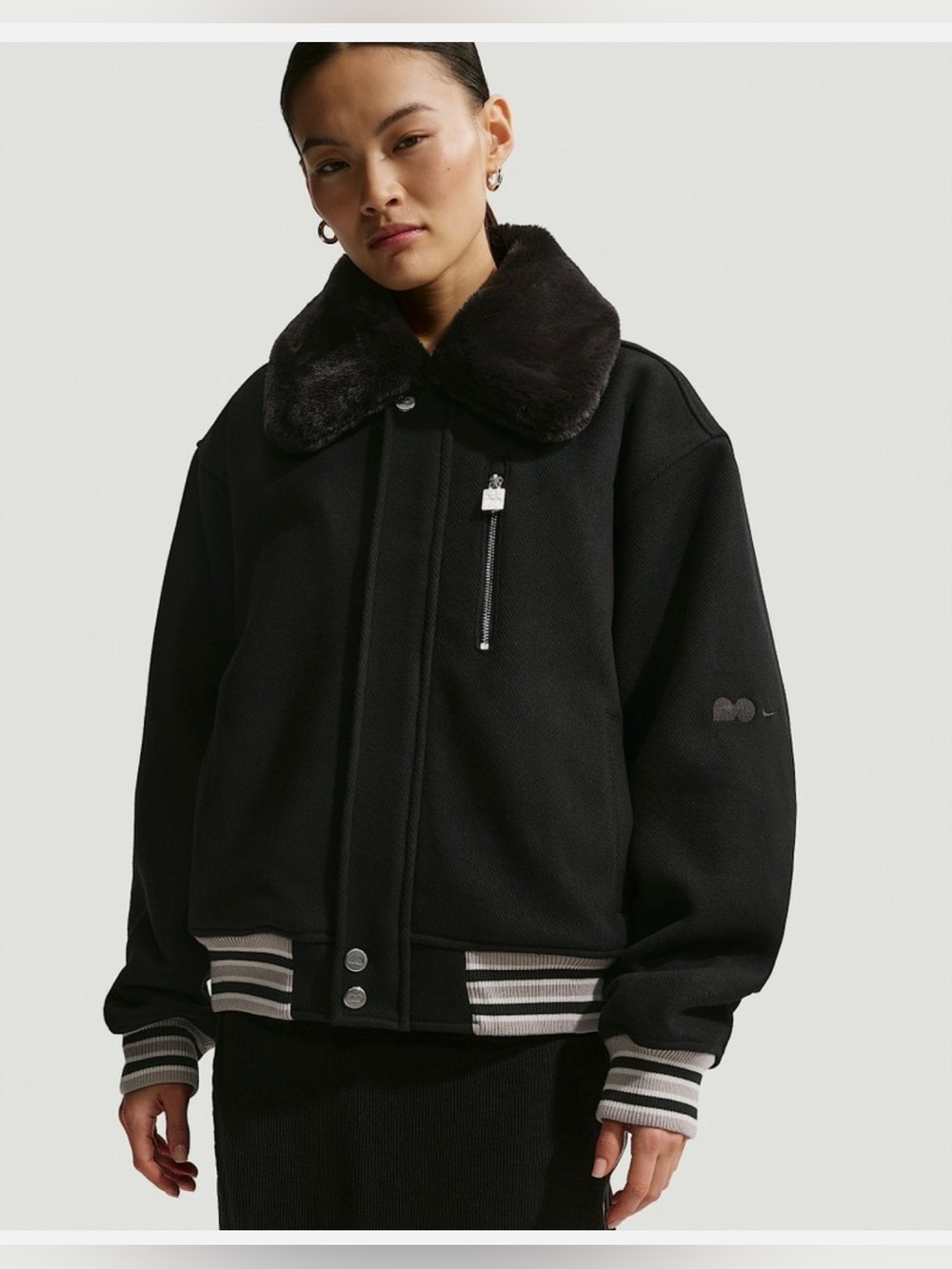 Nike Naomi Osaka Varsity Wool Jacket